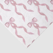 Fancy Waterverf Roze strikpatroon Tissuepapier (Detail)