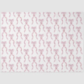 Fancy Waterverf Roze strikpatroon Tissuepapier (Voorkant)