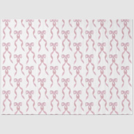 Fancy Waterverf Roze strikpatroon Tissuepapier