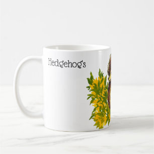 Fancy Waterverf van regel voor egel Afdrukken Ontw Koffiemok