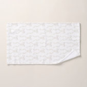 Fancy Waterverf witte boog Bad Handdoek (Handdoek)