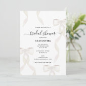 Fancy Waterverf witte boog formeel Vrijgezellenfee Kaart (Staand voorkant)