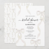 Fancy Waterverf witte boog formeel Vrijgezellenfee Kaart (Voorkant / Achterkant)