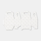 Fancy Waterverf witte boog patroon Bedankdoosjes (Uitgevouwen)