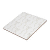 Fancy Waterverf witte boog patroon geslachtsneutra Tegeltje