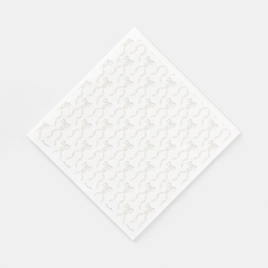 Fancy Waterverf witte boog patroon Servet (Hoek)