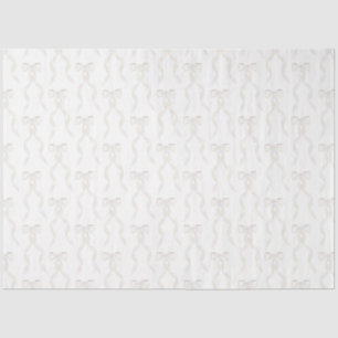 Fancy Waterverf witte boog patroon Tissuepapier