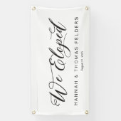 Fancy We Eloped Auto Spandoek (Verticaal)