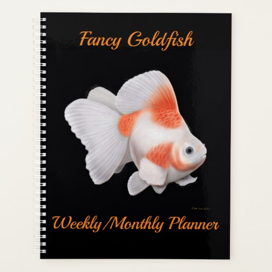 Fancy weekmaandelijkse platenfabriek voor vissen planner (Voorkant)
