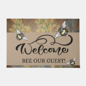 Fancy Welkomstbijen onze gastdeur Deurmat (Voorkant)