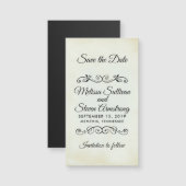  Fancy Western Bruiloft Bewaar de Datum (Voorkant / Achterkant)