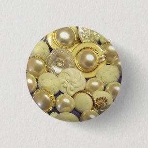 Fancy witte Button Collage
