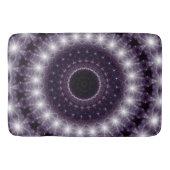 Fancy, witte en zwarte rand badmat (Voorkant)