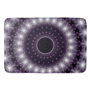 Fancy, witte en zwarte rand badmat