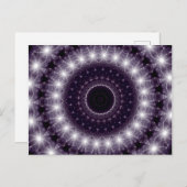 Fancy, witte en zwarte rand briefkaart (Voorkant / Achterkant)