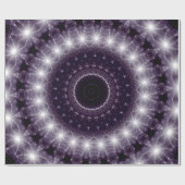 Fancy, witte en zwarte rand cadeaupapier (Vlak)