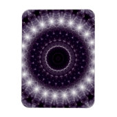 Fancy, witte en zwarte rand magneet (Verticaal)