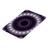 Fancy, witte en zwarte rand magneet (Linkerzijde)