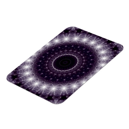 Fancy, witte en zwarte rand magneet (Linkerzijde)