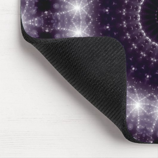 Fancy, witte en zwarte rand muismat (Hoek)