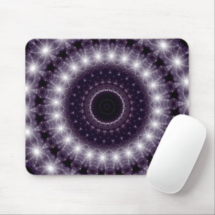 Fancy, witte en zwarte rand muismat