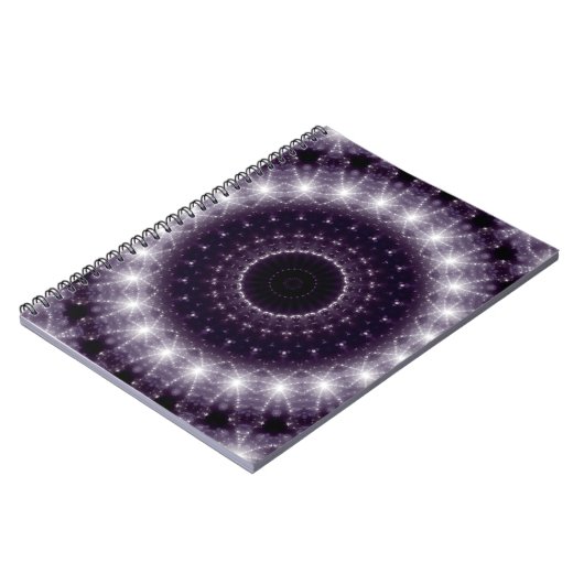 Fancy, witte en zwarte rand notitieboek (Linkerzijde)