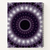 Fancy, witte en zwarte rand notitieboek (Achterkant)