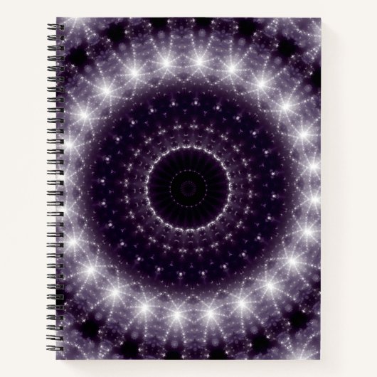 Fancy, witte en zwarte rand notitieboek (Voorkant)