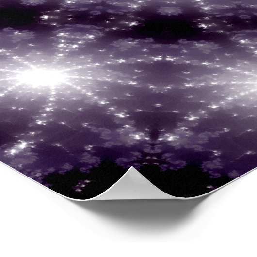 Fancy, witte en zwarte rand poster (Hoek)