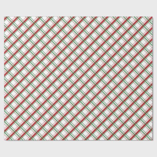 Fancy witte kerstbal cadeaupapier (Vlak)