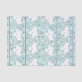 Fancy witte olifanten op parade tissuepapier (Voorkant)