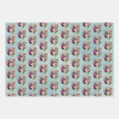 Fancy Wonderland White Rabbit Inpakpapier Vel (Voorkant)