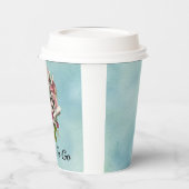 Fancy Wonderland White Rabbit Tea Party to Go Papieren Bekers (Links)