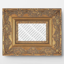 Fancy Wooden Lijst Foto Plaque toevoegen Fotoplaat