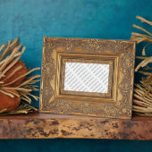 Fancy Wooden Lijst Foto Plaque toevoegen Fotoplaat (Zijkant)