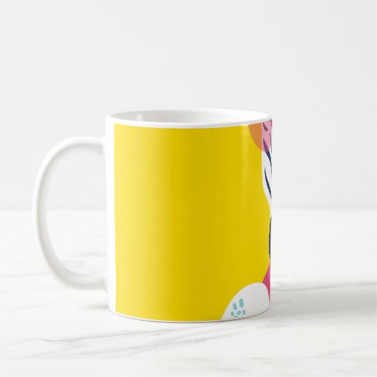 Fancy Zebra: Roze Zonnebril . Koffiemok (Links)