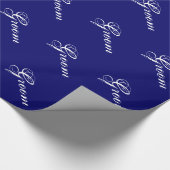 Fancy zeemacht cadeaupapier (Hoek)