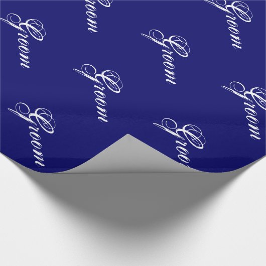 Fancy zeemacht cadeaupapier (Hoek)