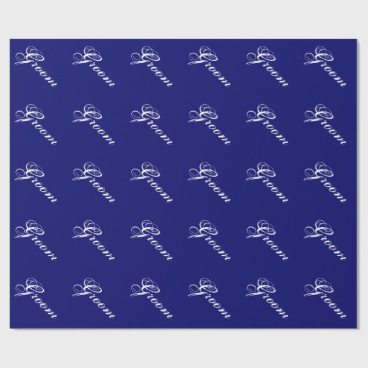 Fancy zeemacht cadeaupapier (Vlak)