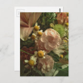 Fancy zonnebloemen briefkaart (Voorkant / Achterkant)