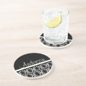 Fancy zwart Onderzetter (Zijkant)