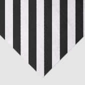 Fancy zwart-wit diagonaal gestreept patroon tissuepapier (Detail)