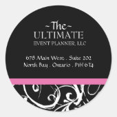 Fancy zwart-witte Stickers - CO (Voorkant)