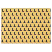 Fancy zwarte roesttablet tafelkleed (Voorkant (Horizontaal))