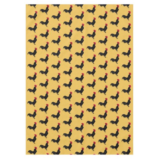 Fancy zwarte roesttablet tafelkleed (Voorkant)