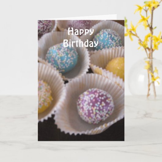 Fancy zweet op feestdag kaart (Gele Bloem)