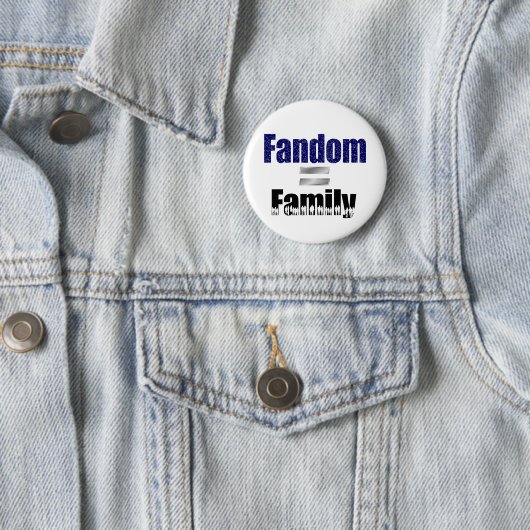 Fandom = familieknop ronde button 5,7 cm (In situ)