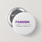 Fandom in titels ronde button 5,7 cm (Voorkant /achterkant)