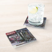 Fanelli Charm, New York City Glazen Onderzetter (Schuin)