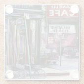 Fanelli Charm, New York City Glazen Onderzetter (Achterkant)